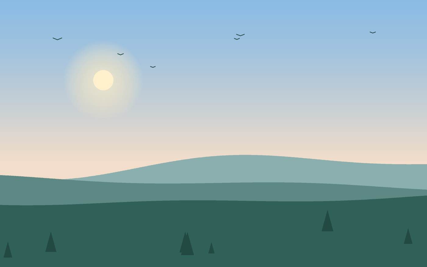 Landschaftsillustration