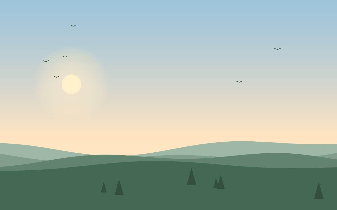Landschapsillustratie