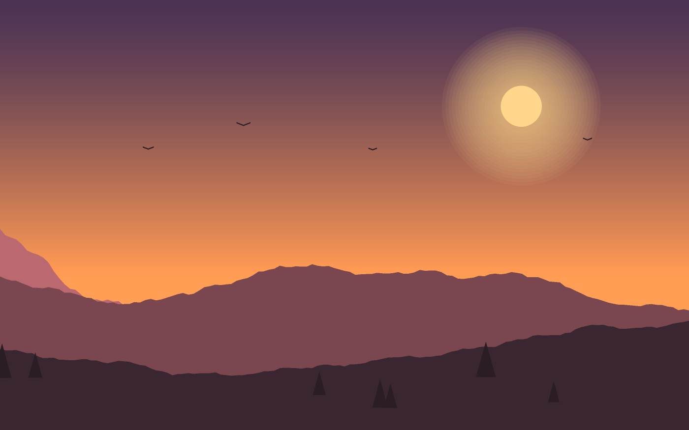 Landschaftsillustration