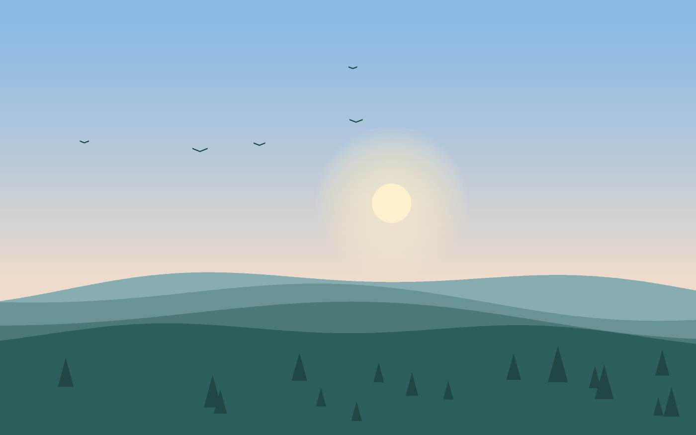 Landschaftsillustration