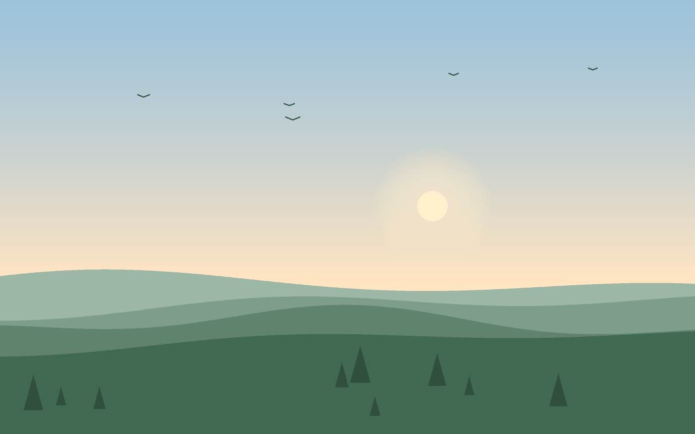 Ilustrace krajiny