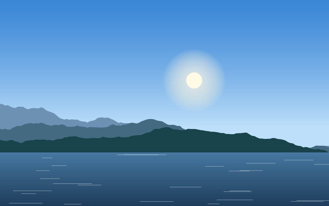 Ilustrace krajiny