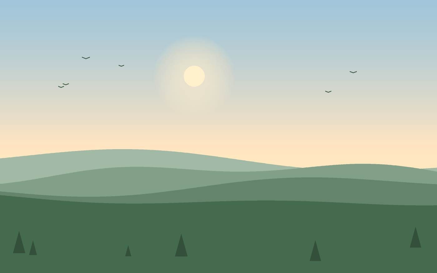 Landschaftsillustration
