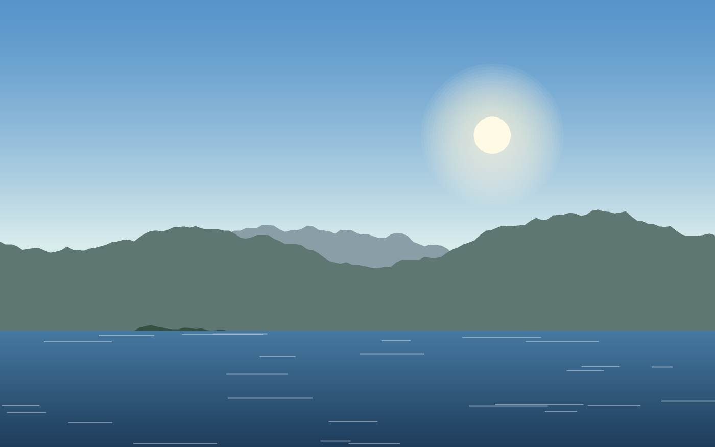 Illustrazione di un paesaggio