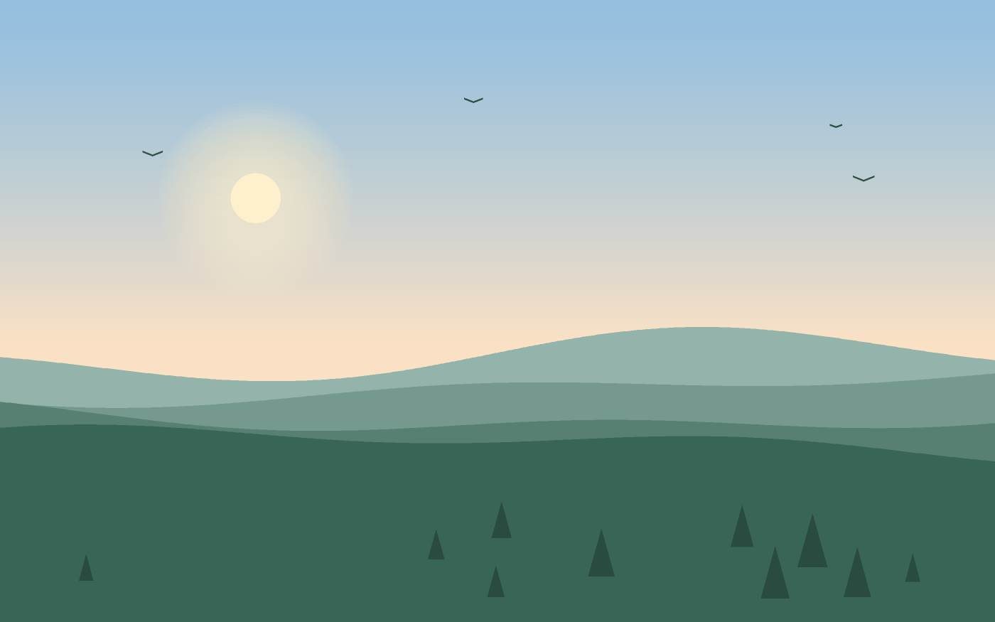 Ilustracja krajobrazu