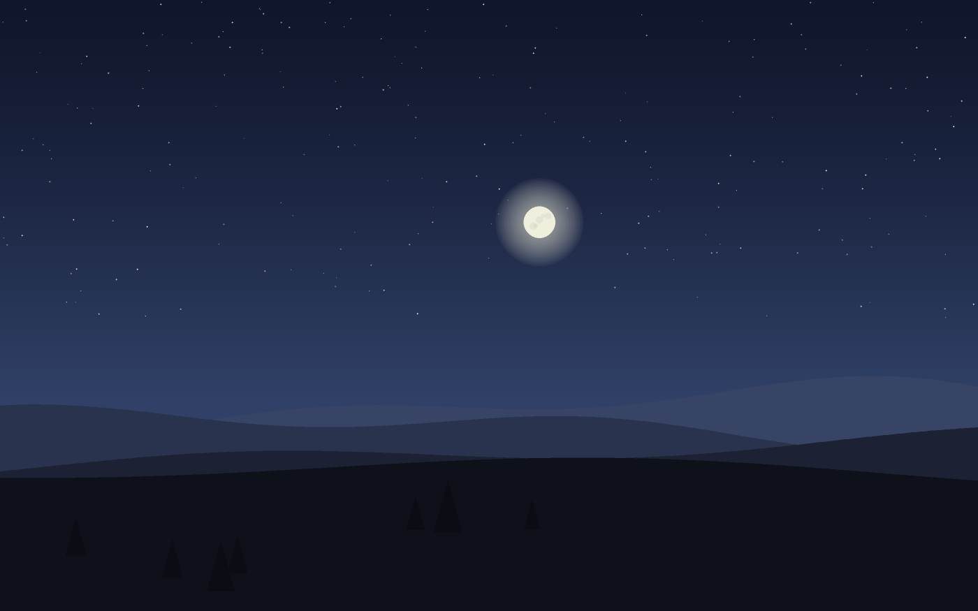 Ilustração de uma paisagem